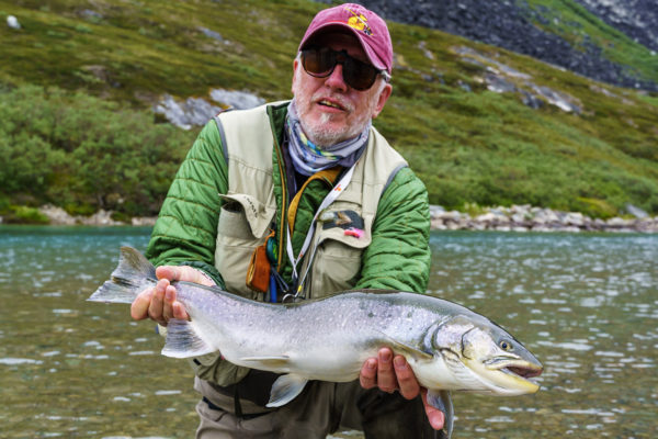 Early season sea-run Arctic char in Kangia River