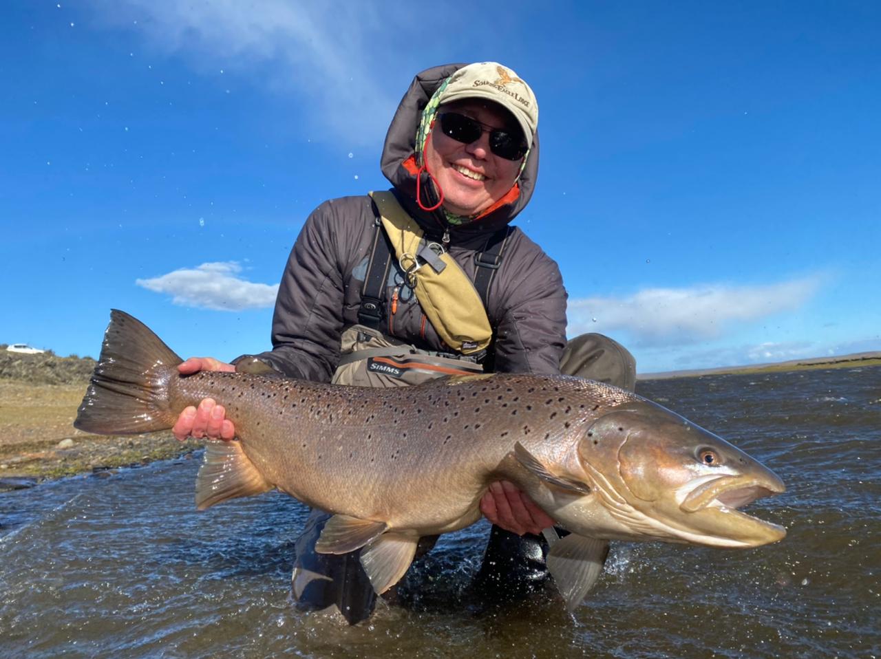 Sea-Run Brown Trout, Fly fishing in Patagonia, Las Buitreras